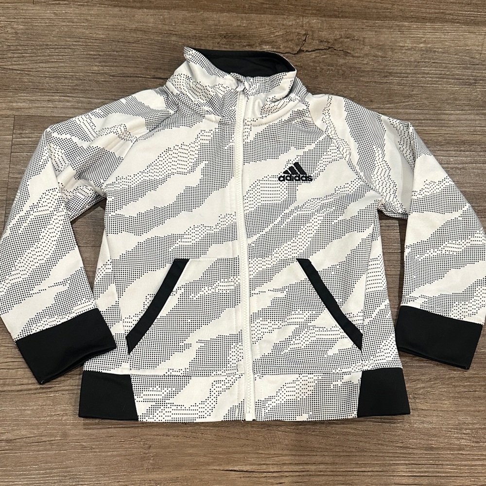 Adidas Monochrome Patterned Toddler Jacket